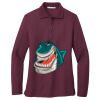 Women's Silk Touch Long Sleeve Polo Thumbnail